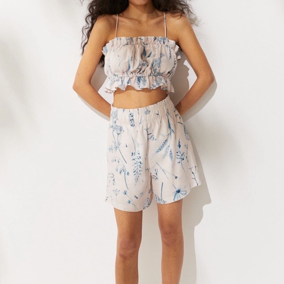 H&M Linen Two Piece Set - Picture 2 of 8